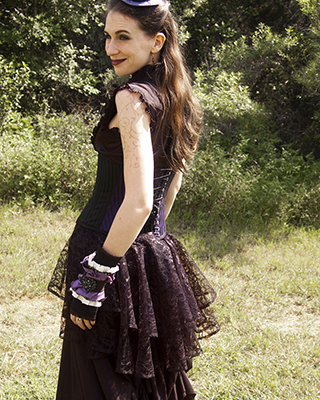 goth bustle victorian black gothic vampire