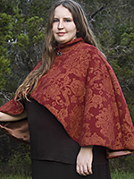 Red and Gold Mini Cloak