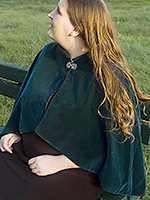 Dark Teal Mini Cloak