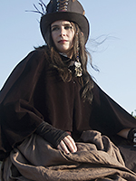 Gothic Velveteen Mini Cloak